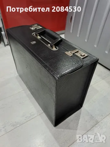Твърд кожен куфар 46/33/20см, снимка 11 - Куфари - 49165891