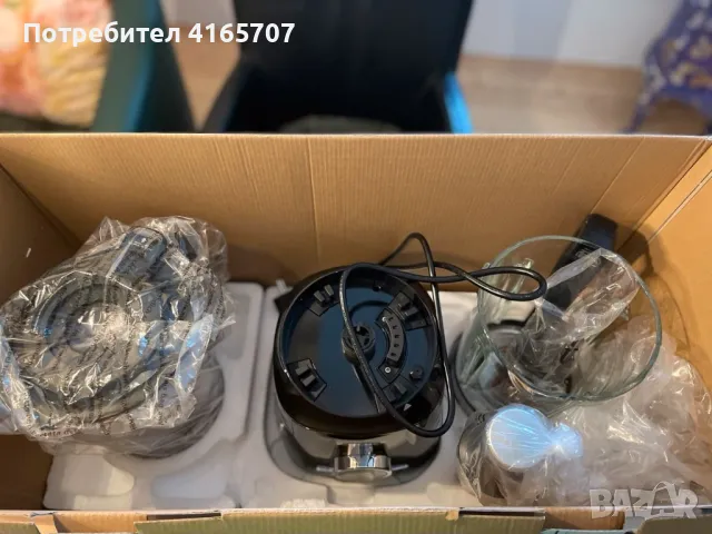 Вакуумен блендер и уред за приготвяне на супи Aurora - черен, снимка 5 - Блендери - 48811564