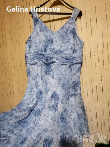 ЕЛЕГАНТНА ЕФИРНА РОКЛЯ РАЗМЕР ХЛ, снимка 2 - Рокли - 28955273