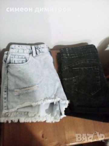  Маркови Къси дамски дънки рзмер М - italy  6 чифта, снимка 4 - Къси панталони и бермуди - 28802352