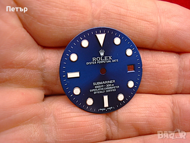 ЦИФЕРБЛАТ ЗА ЧАСОВНИК "ROLEX SUBMARINER", снимка 3 - Мъжки - 52811832