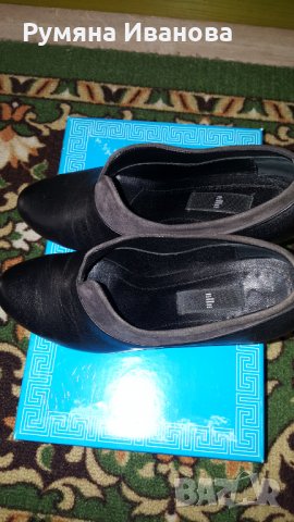 Елегантни обувки, естествена кожа, марка ELLE, снимка 3 - Дамски обувки на ток - 33599123