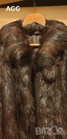 Палто от естествен косъм нутрия, снимка 2 - Палта, манта - 50572168