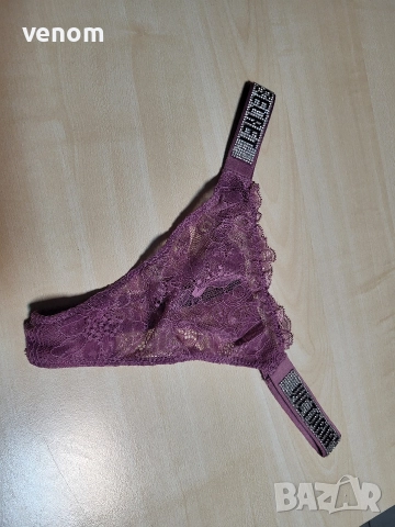 Прашки Victoria's Secret сатенени, дантелени и леопардови, снимка 8 - Бельо - 52638066