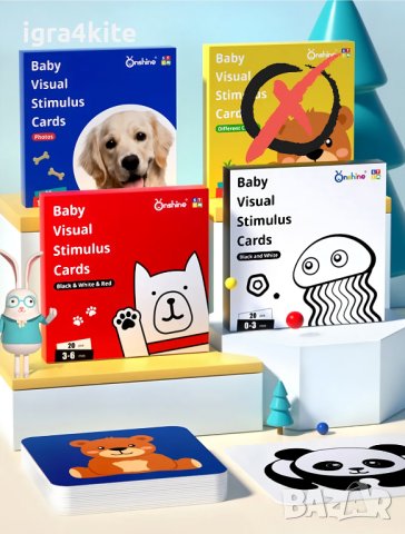 Стем - Двустранни STEM шаблони с животни за визуално стимулиране и логика за деца, снимка 2 - Образователни игри - 40611622