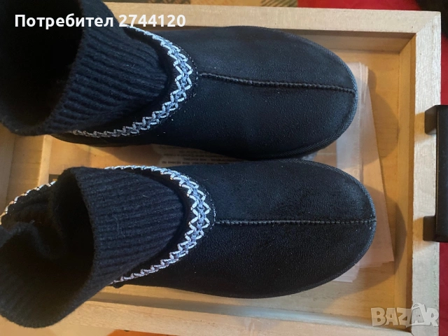 Дамски зимни боти номер 37, снимка 4 - Дамски боти - 53064448