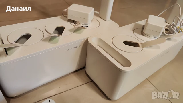 Смарт саксия Click & Grow - Smart Garden 3, 8W, бяла, снимка 4 - Стайни растения - 50538801