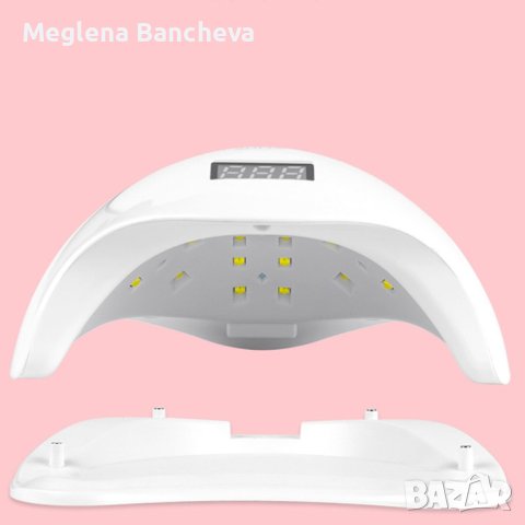 Елегантна и компактна UV LED лампа за нокти SUN5 с висока мощност-48W, снимка 5 - Продукти за маникюр - 42979194