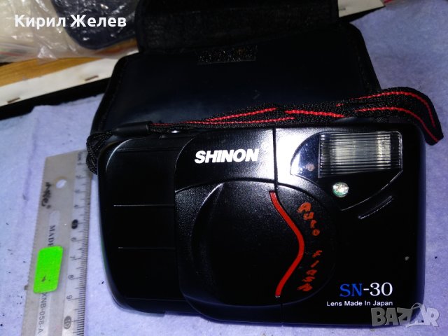 SHINON SN-30 Lens Made In Japan СТАР КОЛЕКЦИОНЕРСКИ ЛЕНТОВ ФОТОАПАРАТ ШИНОН с КАЛЪФ 17040, снимка 11 - Фотоапарати - 43496771