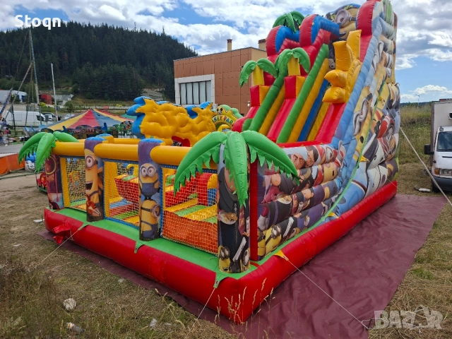 Надуваем замък Миньоните , снимка 6 - Друго търговско оборудване - 51627052