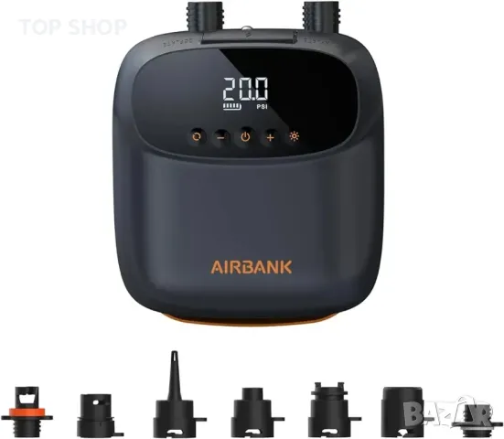 AIRBANK 20 PSI Електрическа помпа за дъска за гребане в изправено положение Puffer Pro, снимка 5 - Друга електроника - 48735357