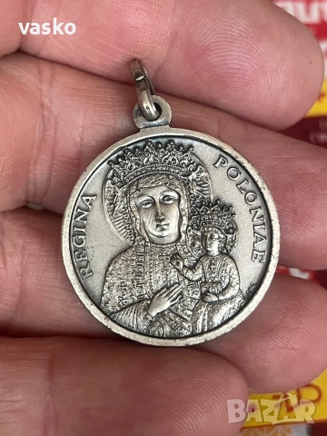 Метална висулка Папа Йоан Панел II, снимка 2 - Колиета, медальони, синджири - 53141606