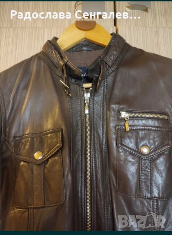 Дамско кожено яке , снимка 3 - Якета - 39520323