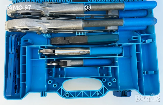 JRG Sanipex - Комплект инсталационни клещи за метални и пластмасови водопроводни тръби, снимка 3 - Клещи - 51114415