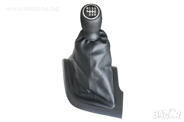 Кожена топка скоростен лост с маншон и рамка за Фиат FIAT Ducato PEUGEOT Boxer CITROEN Jumper 2006+ 