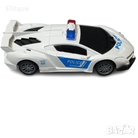 Полицейска скоростна кола с дистанционно управление, снимка 7 - Коли, камиони, мотори, писти - 52745083