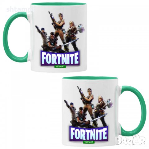 Чаша Fortnite 6,Керамична Чаша, Кафе Чай, Игра,Изненада,Подарък,Повод,Празник,Рожден Ден, снимка 3 - Чаши - 38472541