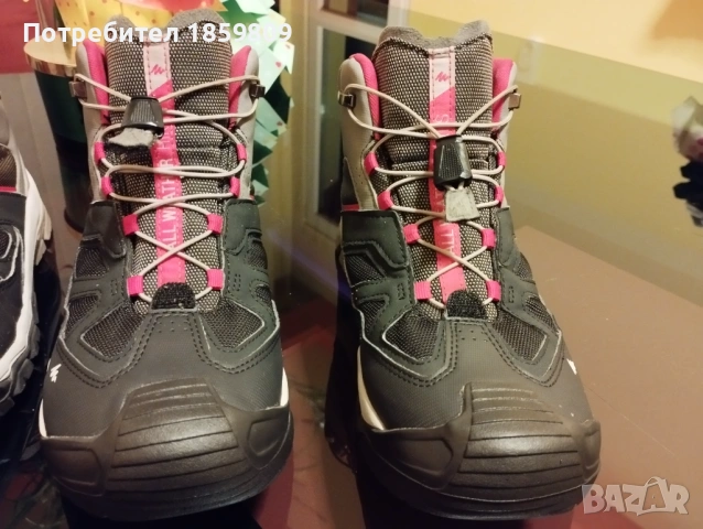 Детски водоустойчиви туристически обувки QUECHUA CROSSROCK MID, снимка 2 - Детски боти и ботуши - 53026329