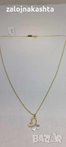 Ново Златно колие-1,67гр/14кр, снимка 3 - Колиета, медальони, синджири - 43447950