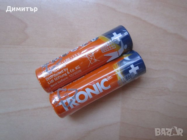 AA батерии Tronic, нови