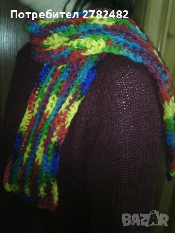 Плетена чанта, ковьор, плетено шалче детско, плетени кръгови шалове, снимка 3 - Чанти - 41984898