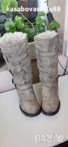 Ботуши Coriz-Естествен велур 37.5н., снимка 10 - Дамски ботуши - 52746251