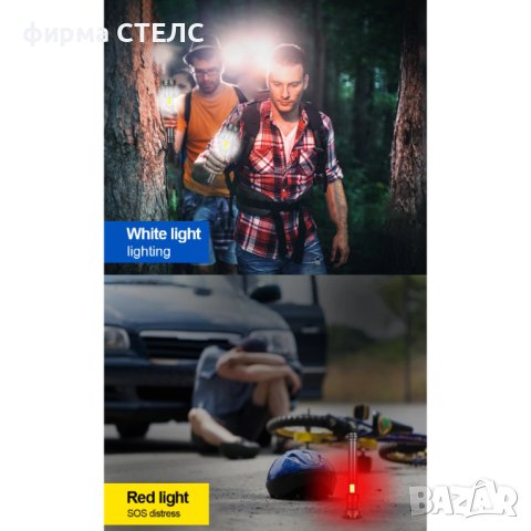 Фенер STELS S90, XHP90, LED, 7 Режима, USB зареждане, снимка 4 - Други инструменти - 44043287