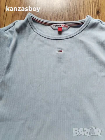 Tommy hilfiger Jeans - страхотна дамска тениска S КАТО НОВА, снимка 6 - Тениски - 50058784
