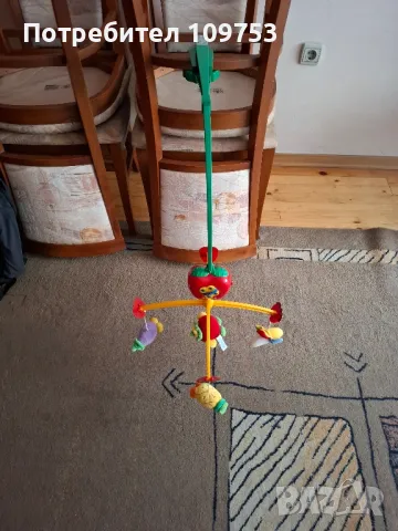 Chicco Музикална въртележка за кошарa, снимка 3 - Кошарки - 49567227