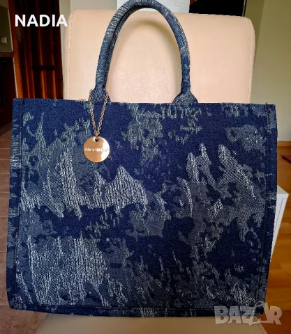 Голяма дънкова чанта