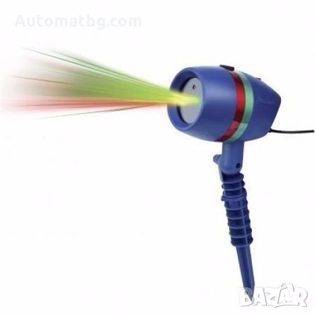 Лазер за Коледна украса Star Shower Motion - червен + зелен, снимка 4 - Друга електроника - 27069788