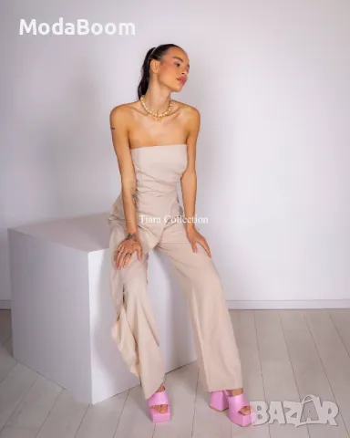 Дамски гащеризони в два цвята 