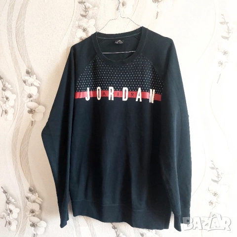 суитшърт / блуза с дълъг ръкав  Jordan размер Л, снимка 6 - Блузи - 52146118