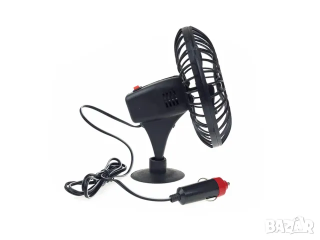 Мини вентилатор 12V – Идеален за автомобил, камион, кемпер или трактор, снимка 2 - Аксесоари и консумативи - 49735534