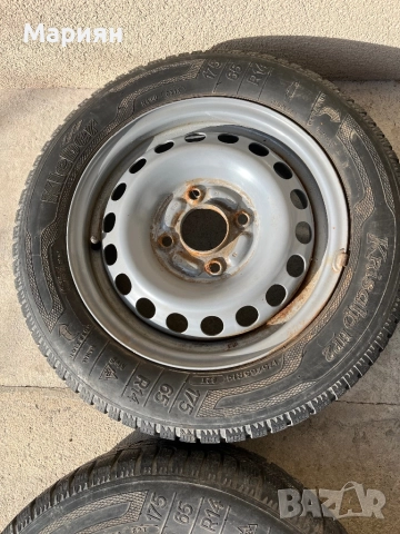 Джанти със зимни гуми R14 4x114.3 , снимка 5 - Гуми и джанти - 52789933