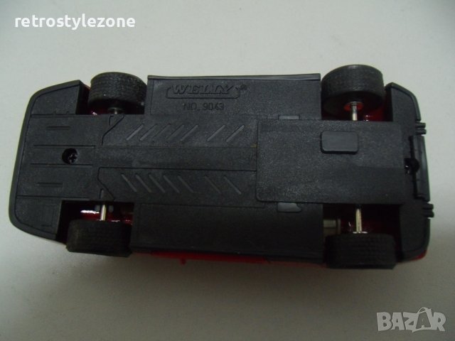 № 7309 стар макет автомобил Ferrari 348 ts   - Mini Flitzer - WELLY   - размер 11 / 5 / 3,5 см   , снимка 10 - Други ценни предмети - 43450473