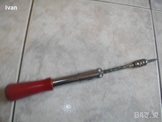 Автоматична Английска Ръчна Отвертка-330-490мм-Отлична-Stanley Yankee, снимка 7 - Отвертки - 33261743