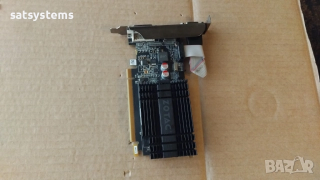 Видео карта NVidia GeForce Zotac GT710 ZONE Edition 2048MB GDDR3 64bit PCI-E, снимка 6 - Видеокарти - 52352322