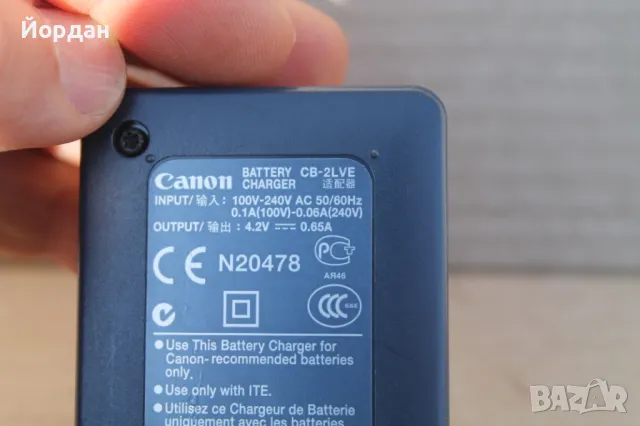 Зарядно за ''Canon CB-2LVE'', снимка 4 - Друга електроника - 49062199