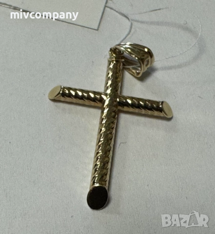 Златен кръст 1.14гр., снимка 2 - Колиета, медальони, синджири - 52710253