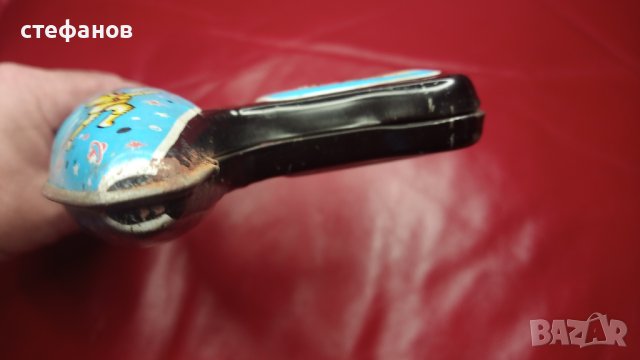 Детски ретро, стар ламаринен бластер, снимка 8 - Колекции - 43558066