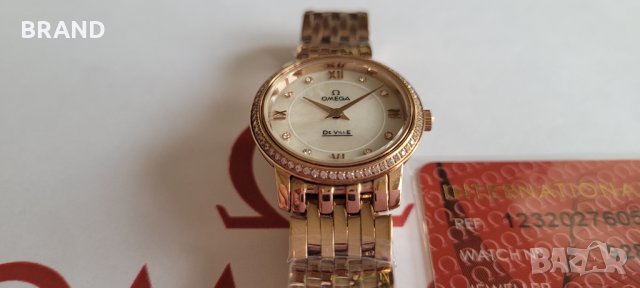 Дамски часовник OMEGA De Ville Prestige quartz 27.4mm батерия клас 5А+, снимка 8 - Дамски - 34772943