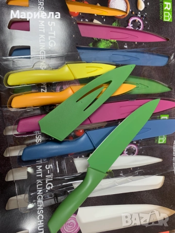 Комплект 5 бр. ножове, снимка 9 - Прибори за хранене, готвене и сервиране - 52800580