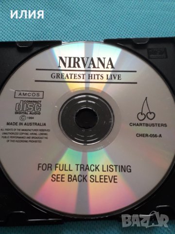 Nirvana – 1994 - Greatest Hits Live(Chartbusters – CHER-056-A)(CHER-056 -1832-), снимка 1 - CD дискове - 40734164