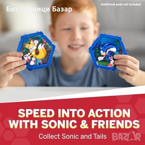 Нова Sonic PODS 4D Уникална Фигурка с 3D Ефект Подарък Деца, снимка 7 - Други - 43398456
