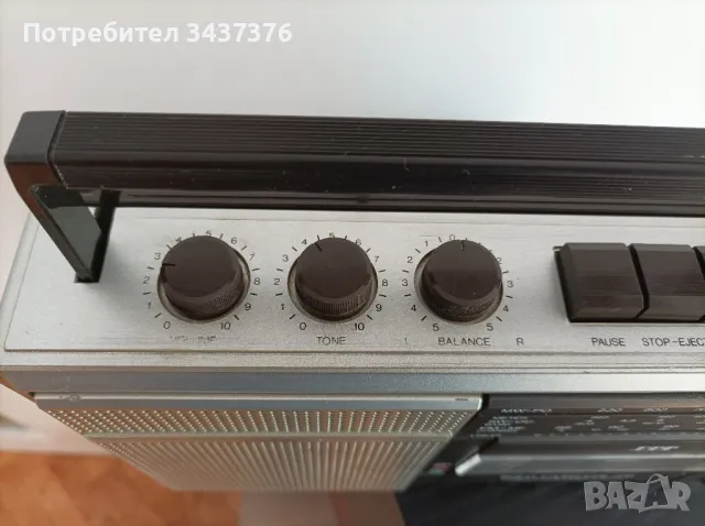 ретро радиокасетофон, снимка 3 - Радиокасетофони, транзистори - 47987542