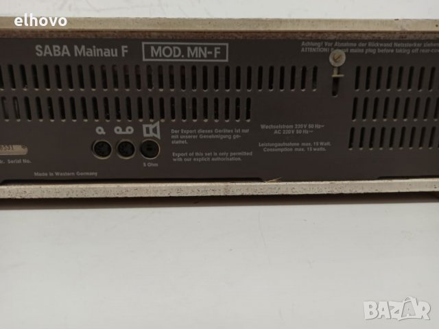Радио SABA Mainau F, снимка 9 - Радиокасетофони, транзистори - 33160567