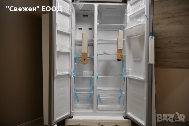 Голям хладилник PKM SBS400EIXWDAZ No Frost и диспенсър, снимка 4 - Хладилници - 53325043