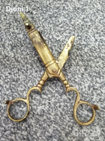 Антични ножици за подрязване на свещи, снимка 17 - Антикварни и старинни предмети - 53173210