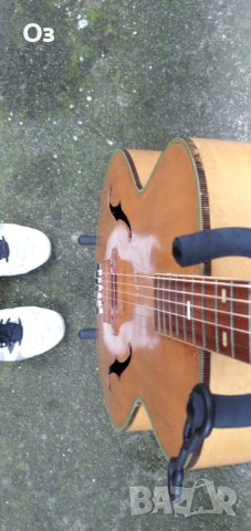 Archtop китара Nippon Japan, снимка 4 - Китари - 43634100
